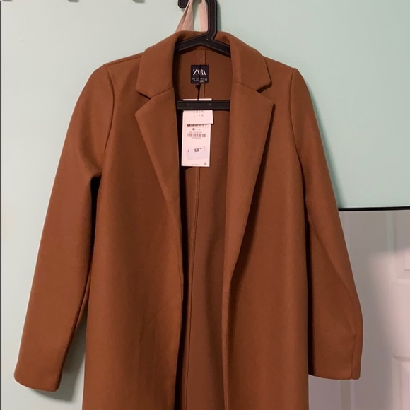 [SOLD] NWT Zara Coat w/ Lapel Collar - Picture 5 of 6